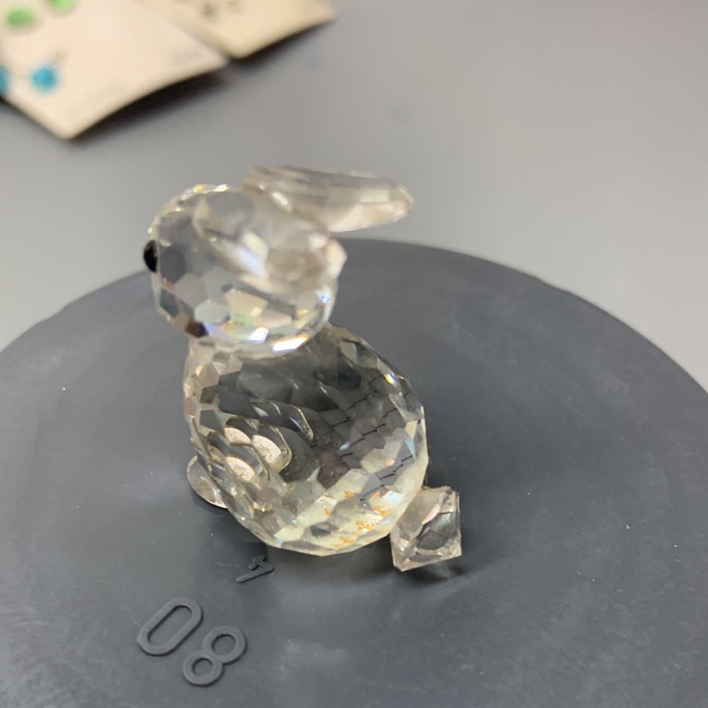 Silver crystal bunny